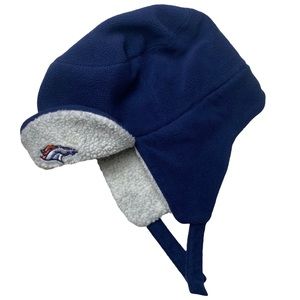 Denver Broncos NFL Reebok Navy Trapper Hat Sz L/XL